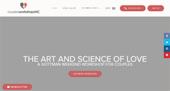 Desktop Screenshot of couplesworkshopsnc.com